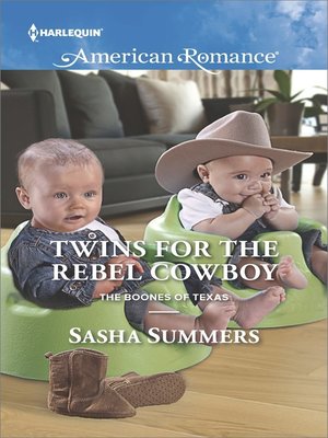 cover image of Twins for the Rebel Cowboy
